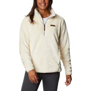 Columbia Cream Fleece Jacket